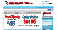 Desktop Screenshot of discountautoparts.com